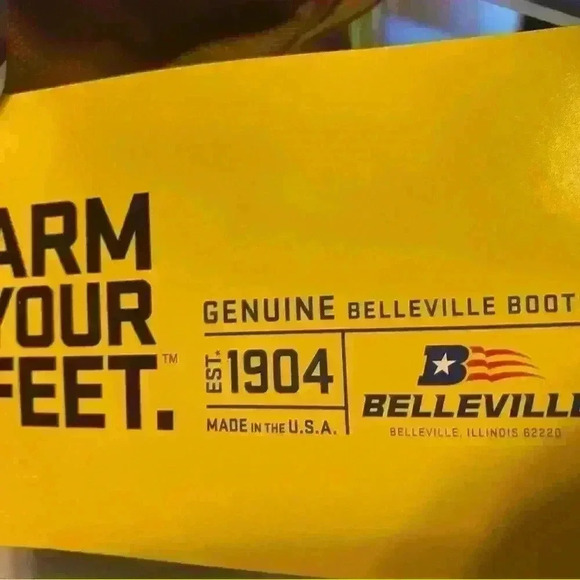 Belleville New Heavy Duty Military Men’s Leather Combat Boots w Steel Toes 10W - Picture 9 of 9